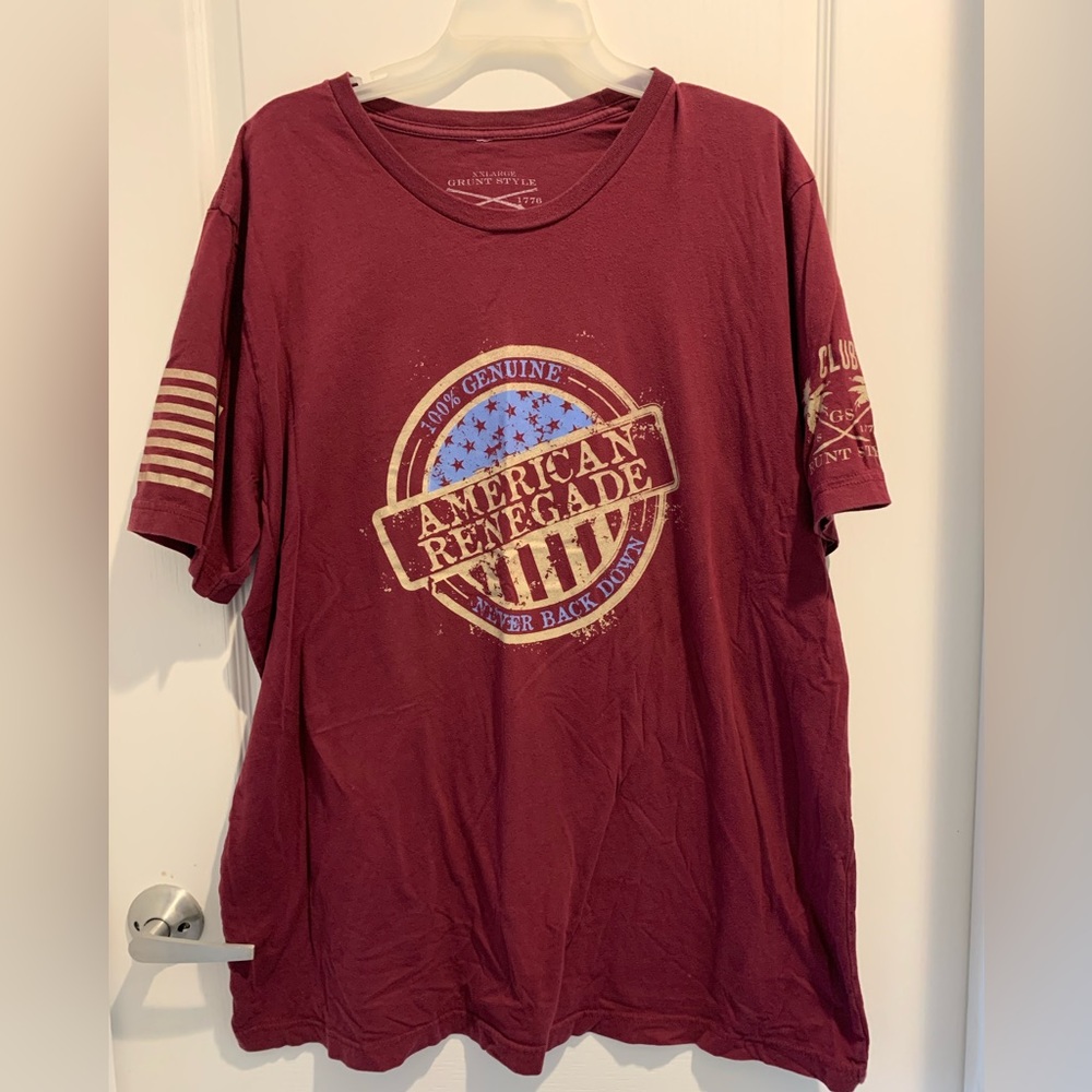 Grunt Style Men’s XXL Short Sleeve Tshirt American Renegade Casual Comfy Country
